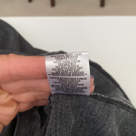 ❗️SOLD❗️Z Supply Charcoal Black Candace Short OverAlls Size L - Picture 12 of 12